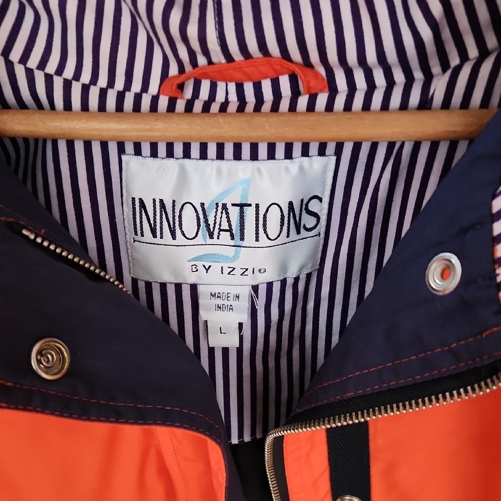 Women's Orange Utility Jacket - Picture 2 of 3